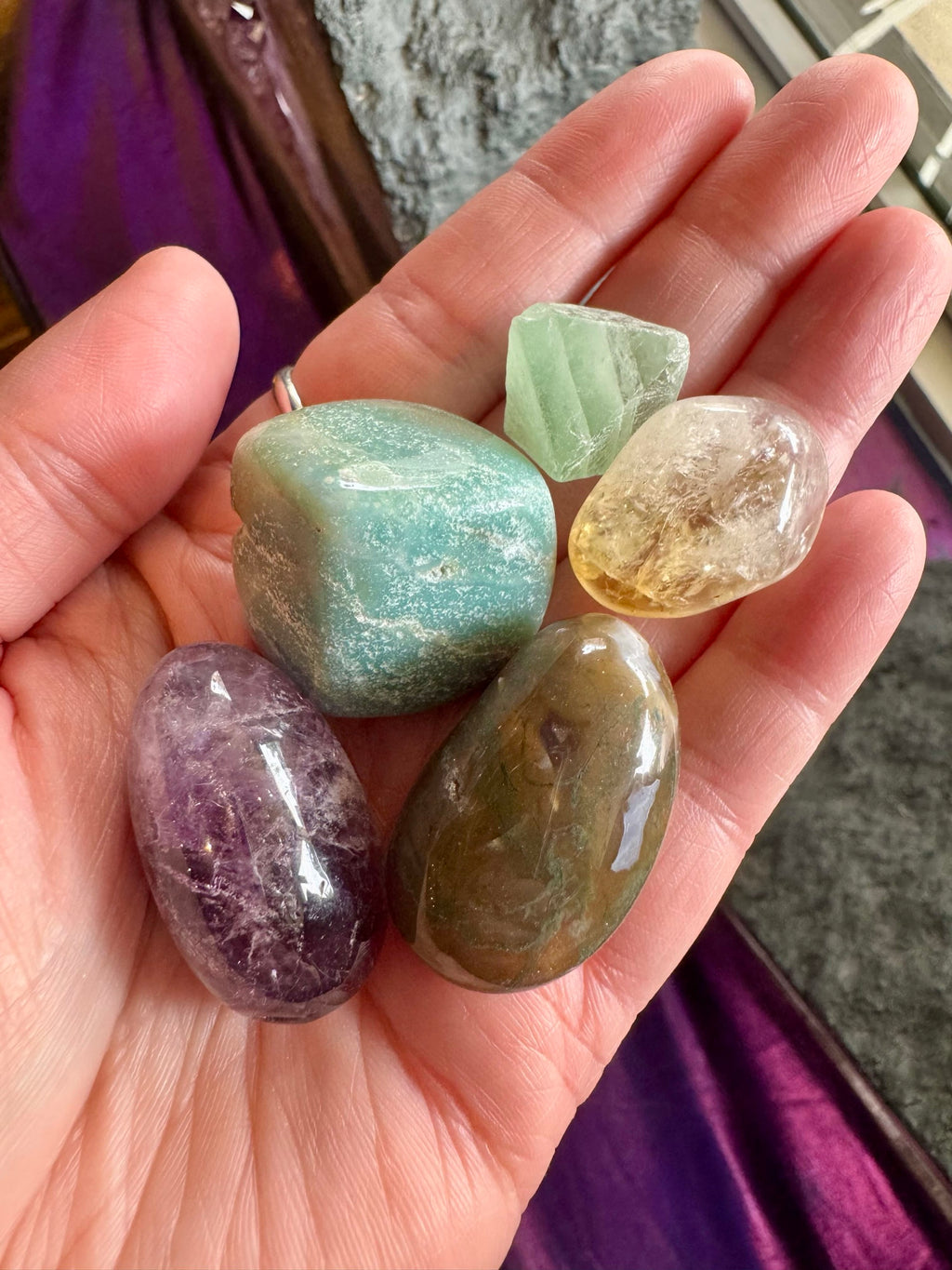 Virgo Balancing Crystal Set